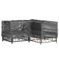 vidaXL Coperture Mobili da Giardino a L 2pz 16 Occhielli 215x215x70cm vidaXL Coperture Mobili da Giardino a L 2pz 16 Occhielli 215x215x70cm