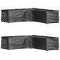 vidaXL Coperture Mobili da Giardino a L 2pz 16 Occhielli 285x285x70cm vidaXL Coperture Mobili da Giardino a L 2pz 16 Occhielli 285x285x70cm