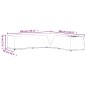 vidaXL Coperture Mobili da Giardino a L 2pz 20 Occhielli 300x300x70cm vidaXL Coperture Mobili da Giardino a L 2pz 20 Occhielli 300x300x70cm