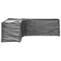 vidaXL Coperture Mobili da Giardino a L 2pz 20 Occhielli 300x300x90cm vidaXL Coperture Mobili da Giardino a L 2pz 20 Occhielli 300x300x90cm