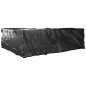 vidaXL Coperture Mobili da Giardino a L 2pz 18 Occhielli 285x220x80cm vidaXL Coperture Mobili da Giardino a L 2pz 18 Occhielli 285x220x80cm