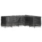 vidaXL Coperture Mobili da Giardino a L 2pz 18 Occhielli 285x220x80cm vidaXL Coperture Mobili da Giardino a L 2pz 18 Occhielli 285x220x80cm