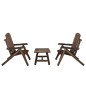 vidaXL Set Divani da Giardino 3 pz in Legno Massello di Abete vidaXL Set Divani da Giardino 3 pz in Legno Massello di Abete