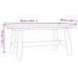 vidaXL Set Divani da Giardino 3 pz in Legno Massello di Abete vidaXL Set Divani da Giardino 3 pz in Legno Massello di Abete
