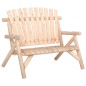 vidaXL Set Divani da Giardino 3 pz in Legno Massello di Abete