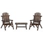 vidaXL Set Divani da Giardino 3 pz in Legno Massello di Abete vidaXL Set Divani da Giardino 3 pz in Legno Massello di Abete