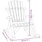 vidaXL Set Divani da Giardino 5 pz in Legno Massello di Abete vidaXL Set Divani da Giardino 5 pz in Legno Massello di Abete