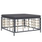 vidaXL Set Divani da Giardino 6 pz con Cuscini Antracite in Polyrattan vidaXL Set Divani da Giardino 6 pz con Cuscini Antracite in Polyrattan