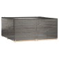 vidaXL Copri Mobili da Giardino 2pz 16 Occhielli 205x205x90cm Quadrato vidaXL Copri Mobili da Giardino 2pz 16 Occhielli 205x205x90cm Quadrato