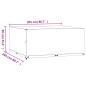 vidaXL Copri Mobili da Giardino 2pz 16 Occhielli 205x205x90cm Quadrato vidaXL Copri Mobili da Giardino 2pz 16 Occhielli 205x205x90cm Quadrato