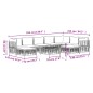 vidaXL Set Divani da Giardino 10pz con Cuscini Antracite in Polyrattan vidaXL Set Divani da Giardino 10pz con Cuscini Antracite in Polyrattan