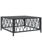 vidaXL Set Salotto da Giardino 5 pz con Cuscini in Acciaio Antracite vidaXL Set Salotto da Giardino 5 pz con Cuscini in Acciaio Antracite