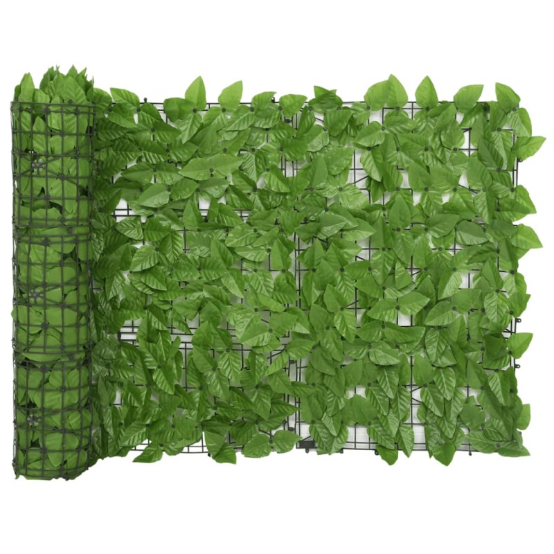 Paravento da Balcone con Foglie Verdi 300x75 cm Paravento da Balcone con Foglie Verdi 300x75 cm