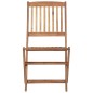 vidaXL Sedie da Giardino Pieghevoli 4 pz in Legno Massello d'Acacia vidaXL Sedie da Giardino Pieghevoli 4 pz in Legno Massello d'Acacia