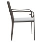 vidaXL Sedie da Giardino con Cuscini 6pz Marroni 56x59x84cm Polyrattan vidaXL Sedie da Giardino con Cuscini 6pz Marroni 56x59x84cm Polyrattan