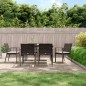 vidaXL Sedie Giardino con Cuscini 6pz Marroni 56,5x57x83 cm Polyrattan vidaXL Sedie Giardino con Cuscini 6pz Marroni 56,5x57x83 cm Polyrattan