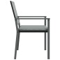 vidaXL Sedie da Giardino con Cuscini 6pz Nere 54x62,5x89 cm Polyrattan vidaXL Sedie da Giardino con Cuscini 6pz Nere 54x62,5x89 cm Polyrattan