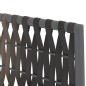 vidaXL Sedie da Giardino con Cuscini 4pz Marroni 54x61x83cm Polyrattan