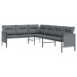 vidaXL Set Salotto da Giardino 2 pz in Acciaio Antracite vidaXL Set Salotto da Giardino 2 pz in Acciaio Antracite