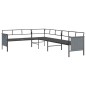vidaXL Set Salotto da Giardino 2 pz in Acciaio Antracite vidaXL Set Salotto da Giardino 2 pz in Acciaio Antracite