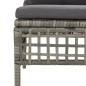 vidaXL Set Divani da Giardino 7 pz con Cuscini in Polyrattan Grigio vidaXL Set Divani da Giardino 7 pz con Cuscini in Polyrattan Grigio