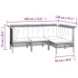 vidaXL Set Divani da Giardino 6 pz con Cuscini in Polyrattan Grigio vidaXL Set Divani da Giardino 6 pz con Cuscini in Polyrattan Grigio