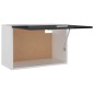 Armadio Sospeso Nero Lucido 60x31x40 cm in Truciolato Armadio Sospeso Nero Lucido 60x31x40 cm in Truciolato