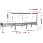 vidaXL Set Divani da Giardino 10 pz con Cuscini in Polyrattan Grigio vidaXL Set Divani da Giardino 10 pz con Cuscini in Polyrattan Grigio