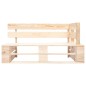 Panca da Giardino Angolare con Pallet in Legno Panca da Giardino Angolare con Pallet in Legno