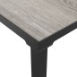 vidaXL Set Salotto da Giardino 7 pz Nero e Grigio in Polyrattan vidaXL Set Salotto da Giardino 7 pz Nero e Grigio in Polyrattan