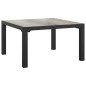 vidaXL Set Salotto da Giardino 7 pz Nero e Grigio in Polyrattan vidaXL Set Salotto da Giardino 7 pz Nero e Grigio in Polyrattan
