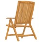 vidaXL Sedie da Giardino Reclinabili con Cuscini 6 pz in Legno di Teak vidaXL Sedie da Giardino Reclinabili con Cuscini 6 pz in Legno di Teak