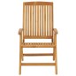 vidaXL Sedie da Giardino Reclinabili con Cuscini 8 pz in Legno di Teak vidaXL Sedie da Giardino Reclinabili con Cuscini 8 pz in Legno di Teak