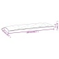 vidaXL Cuscino per Panca Antracite 150x50x7 cm in Tessuto Oxford