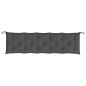 vidaXL Cuscino per Panca Antracite 180x50x7 cm in Tessuto Oxford