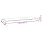 vidaXL Cuscino per Panca Antracite 180x50x7 cm in Tessuto Oxford