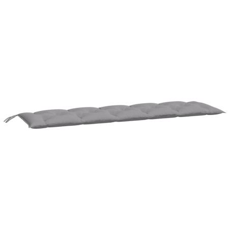 vidaXL Cuscino per Panca Grigio 180x50x7 cm in Tessuto Oxford
