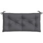 vidaXL Cuscino per Panca Antracite 100x50x7 cm in Tessuto Oxford