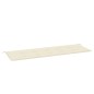 vidaXL Cuscino per Panca Crema 150x50x3 cm in Tessuto Oxford