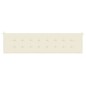 vidaXL Cuscino per Panca Crema 150x50x3 cm in Tessuto Oxford