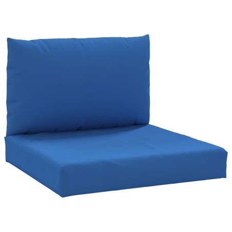 vidaXL Cuscini per Pallet 2 pz Blu in Tessuto Oxford