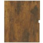 Mobile Sottolavabo Rovere Fumo 80x38,5x45 cm Legno Multistrato Mobile Sottolavabo Rovere Fumo 80x38,5x45 cm Legno Multistrato