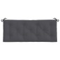 vidaXL Cuscino per Panca Antracite 120x50x7 cm in Tessuto Oxford