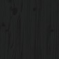 vidaXL Set Divani da Giardino 3 pz con Cuscini in Legno Massello Nero vidaXL Set Divani da Giardino 3 pz con Cuscini in Legno Massello Nero