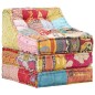 vidaXL Pouf Modulare in Tessuto Patchwork vidaXL Pouf Modulare in Tessuto Patchwork