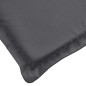 vidaXL Cuscino per Lettino Antracite 200x70x3 cm in Tessuto Oxford vidaXL Cuscino per Lettino Antracite 200x70x3 cm in Tessuto Oxford