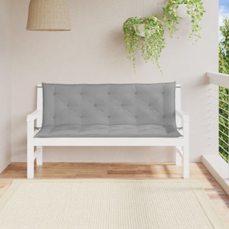 vidaXL Cuscino per Panca Grigio 150 cm in Tessuto Oxford