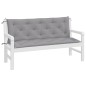 vidaXL Cuscino per Panca Grigio 150 cm in Tessuto Oxford