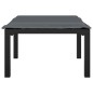 vidaXL Poggiapiedi da Giardino con Cuscino in Polyrattan Nero e Grigio vidaXL Poggiapiedi da Giardino con Cuscino in Polyrattan Nero e Grigio