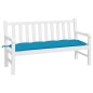 vidaXL Cuscino per Panca Azzurro 150x50x7 cm in Tessuto Oxford